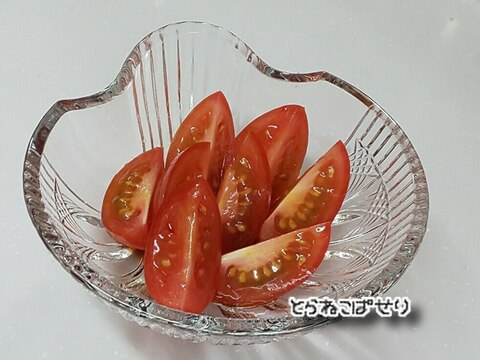 シンプルで簡単☆さっぱりトマトサラダ☆
